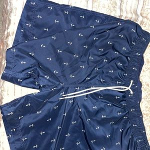 Nautica navy swim trunks size xxl
